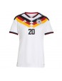 Deutschland Serge Gnabry #20 Heimtrikot für Frauen WM 2026 Kurzarm Deutschland Serge Gnabry #20 Heimtrikot für Frauen WM 2026 Kurzarm